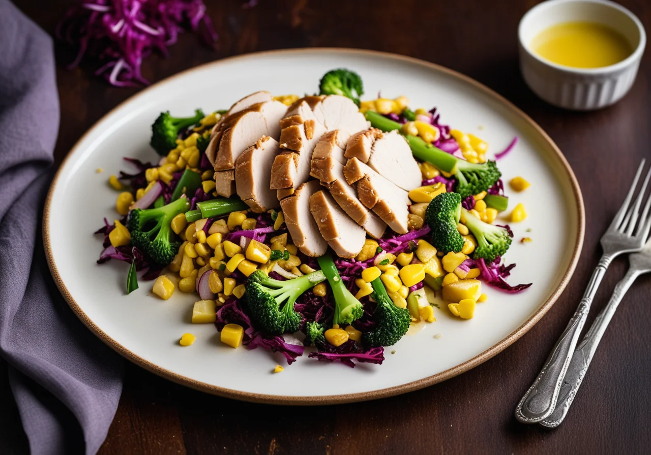 Cabbage with Chicken Breast