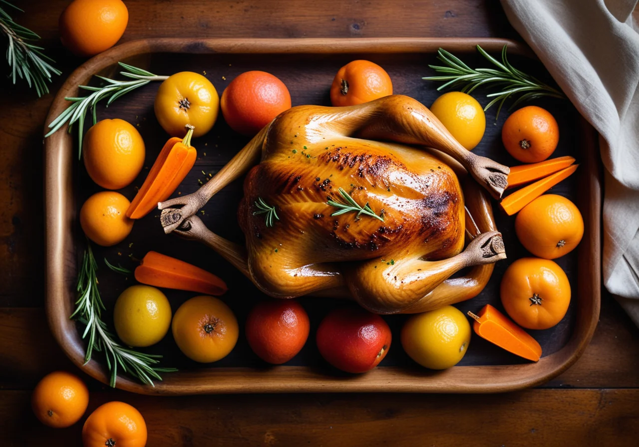 Christmas‑Light Stuffed Goose