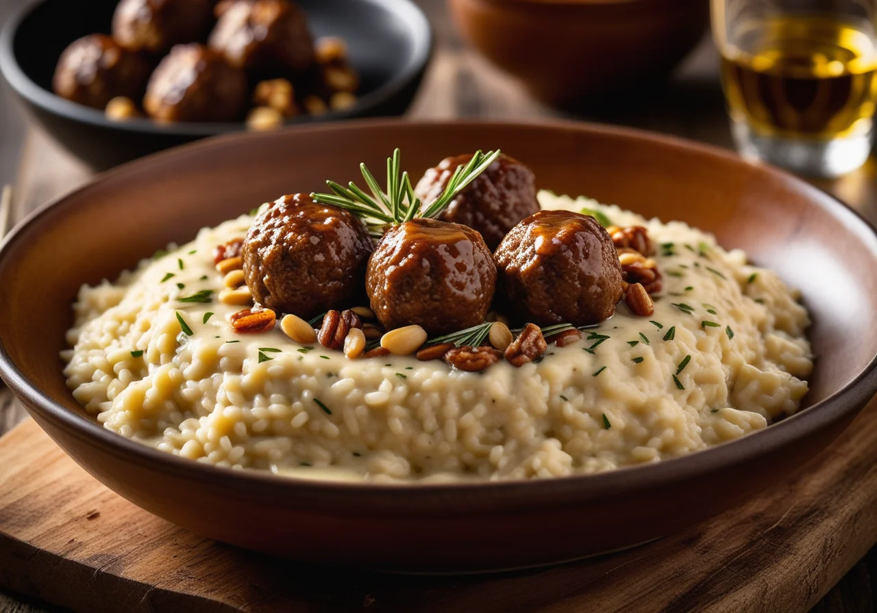 Risotto with Meatballs