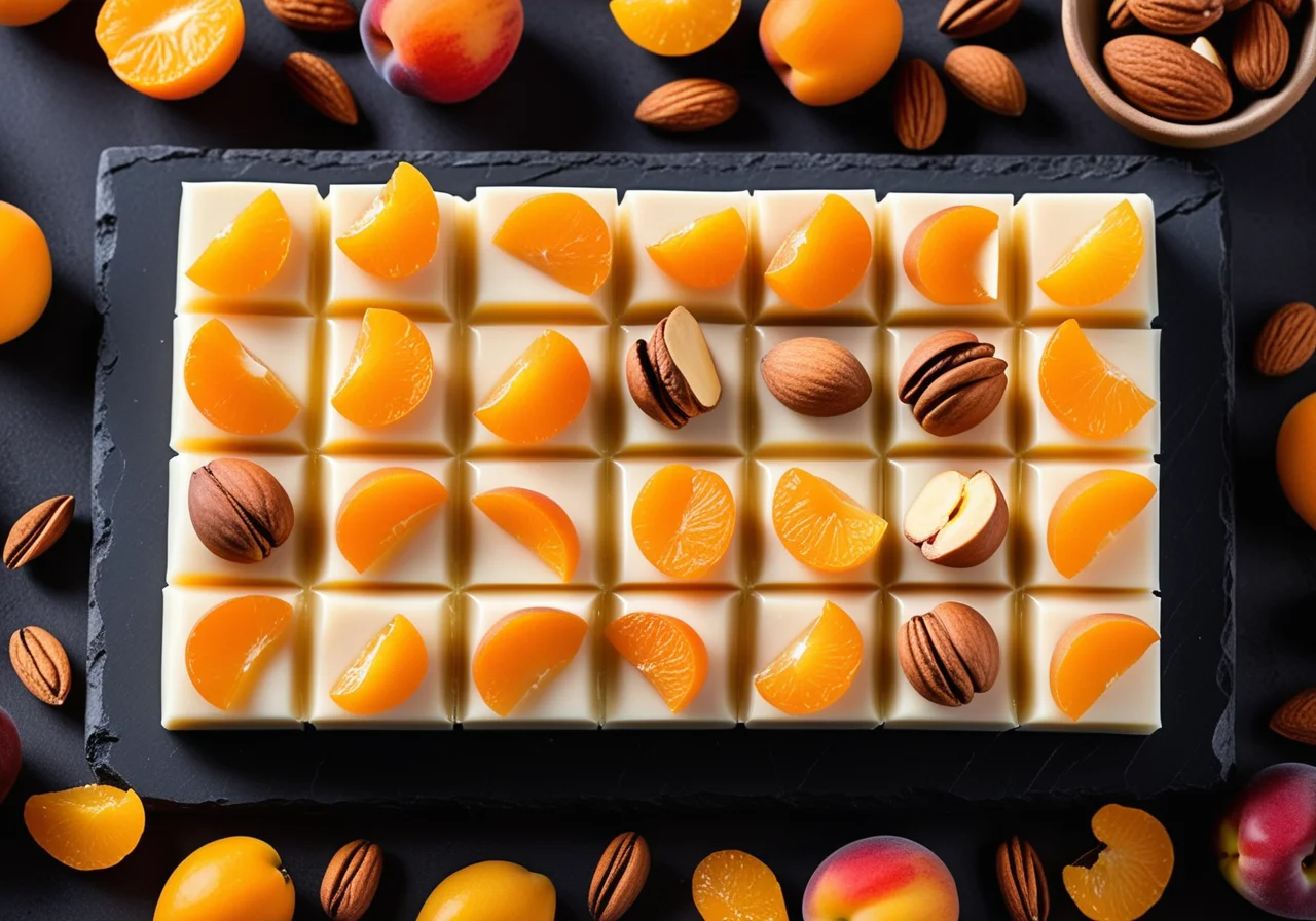 White Chocolate with Dried Fruits and Nuts