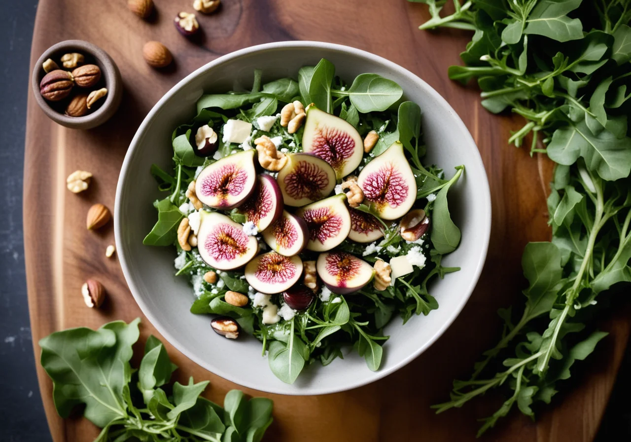 Fennel Salad with Gorgonzola and Hazelnuts