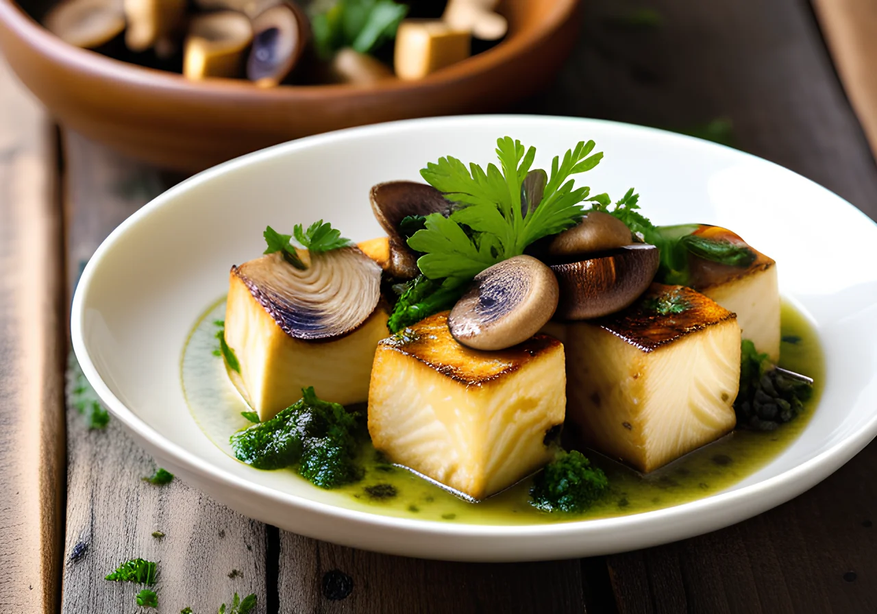 Tofu Mushroom Skillet