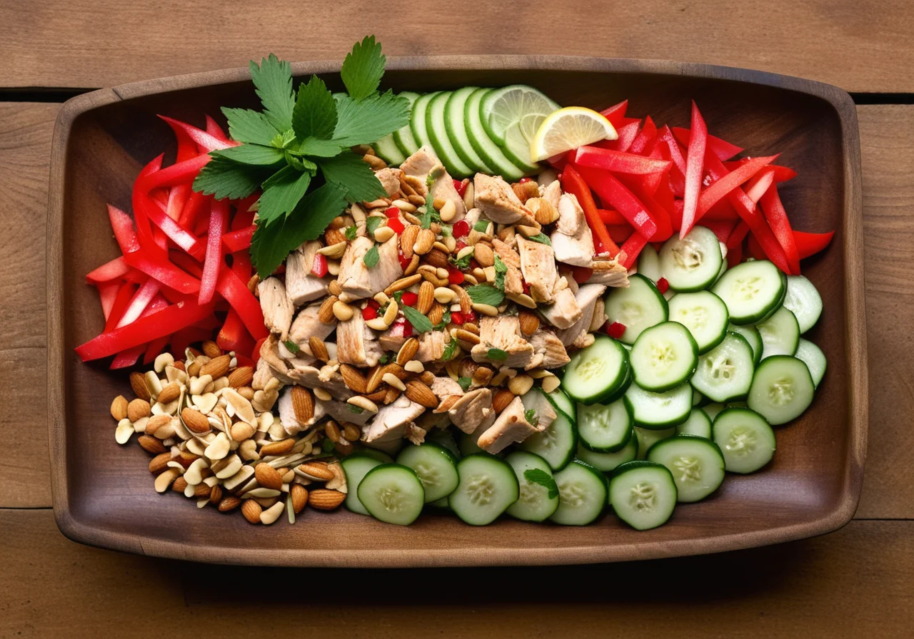 Exotic Chicken Salad with Peanuts