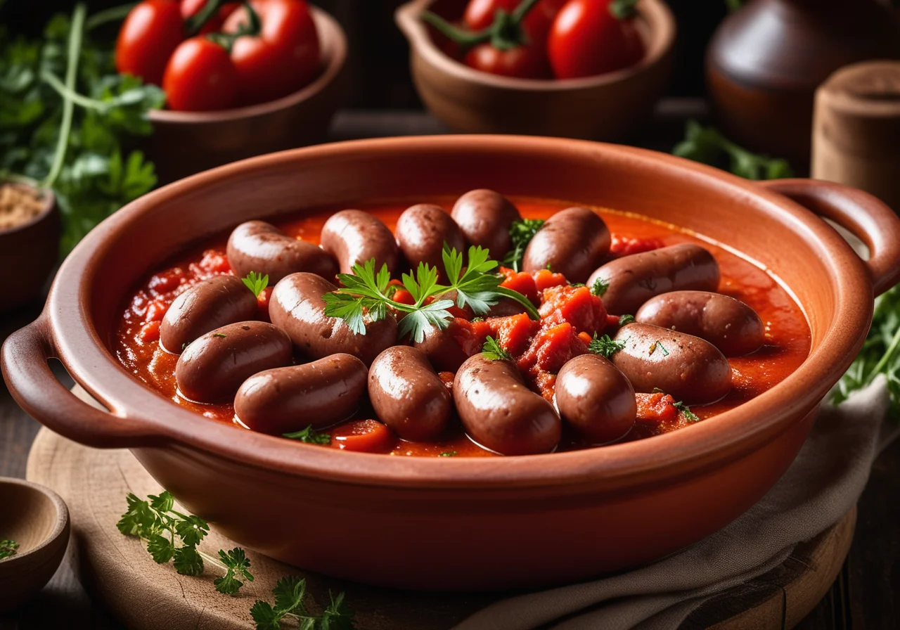Sausage Tomato Pot with Beans