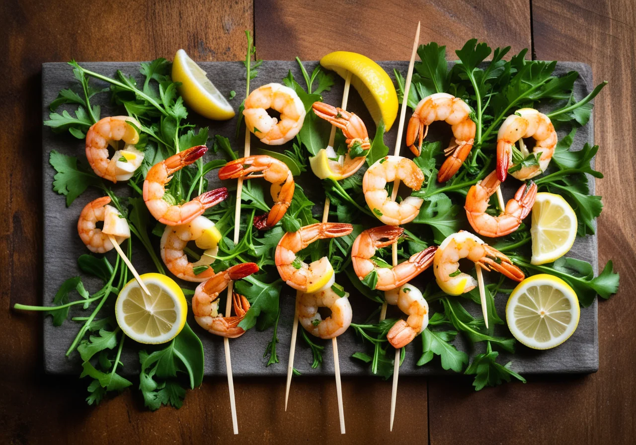 Baked Shrimp Skewers