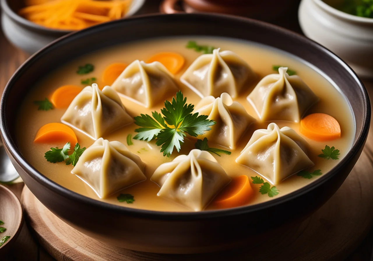 Broth with Maultaschen