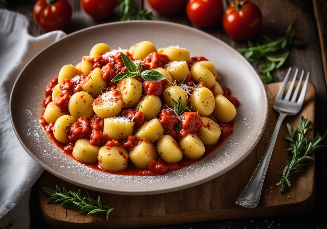 Gnocchi with Tomato Sauce