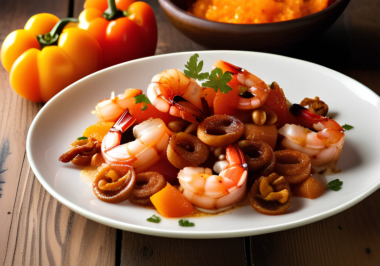 Shrimps in Brazilian Style