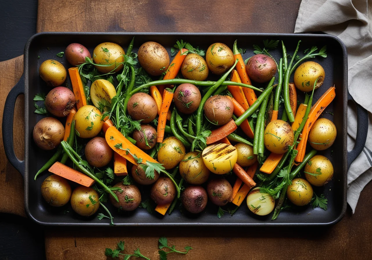 Baked Spring Vegetables