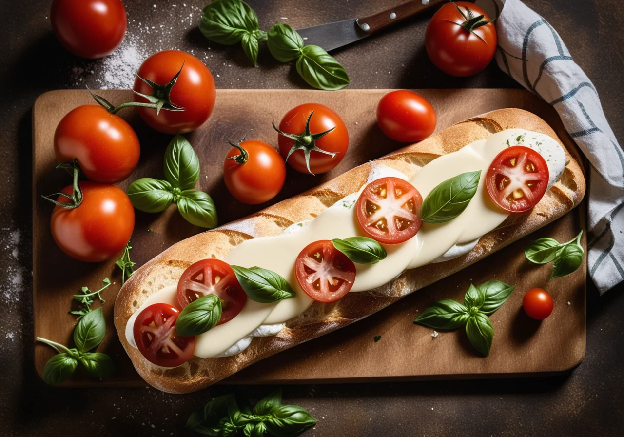 Tomato-Mozzarella Bread
