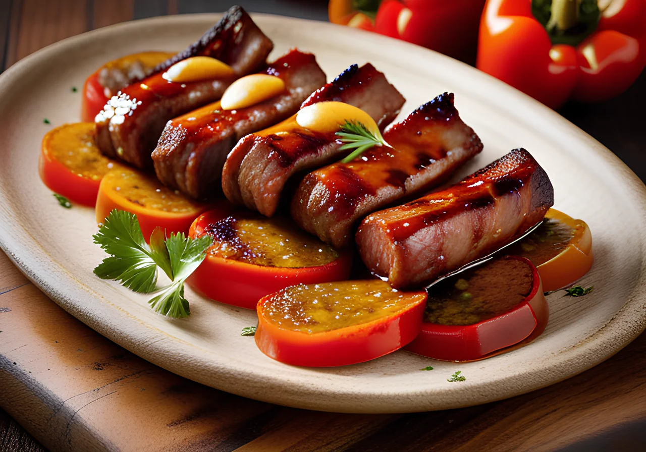 Mini Ribs with Curry Sausage