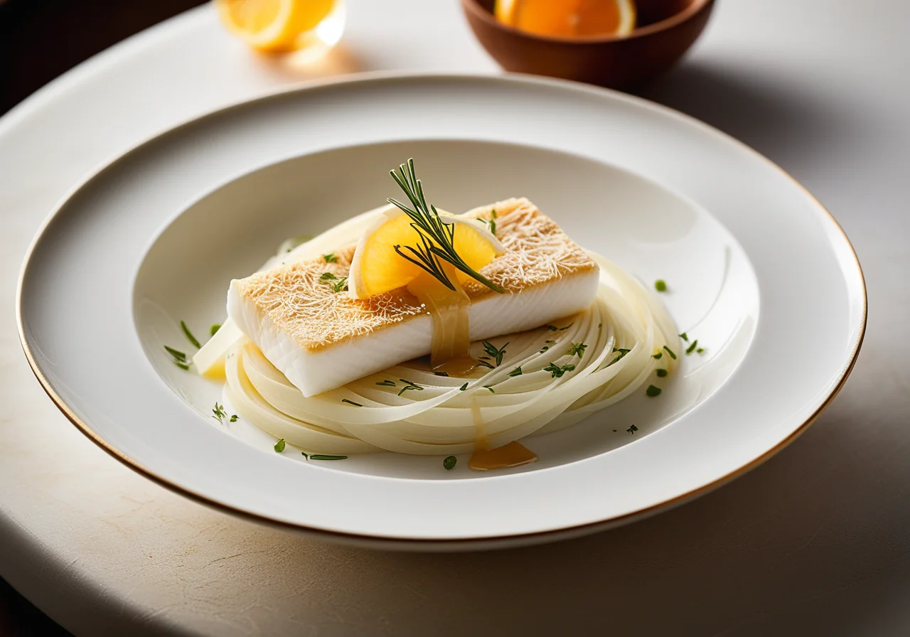 Matjes Fillets on Lime Fennel