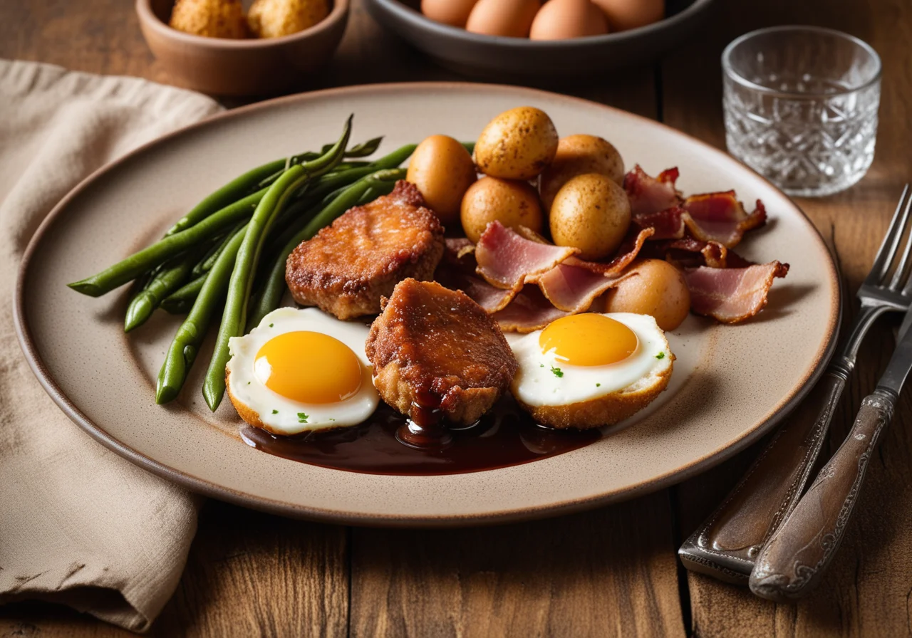 Holstein Schnitzel with Sides