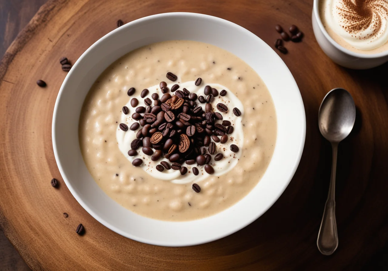 White Beans with Morels and Coffee Foam