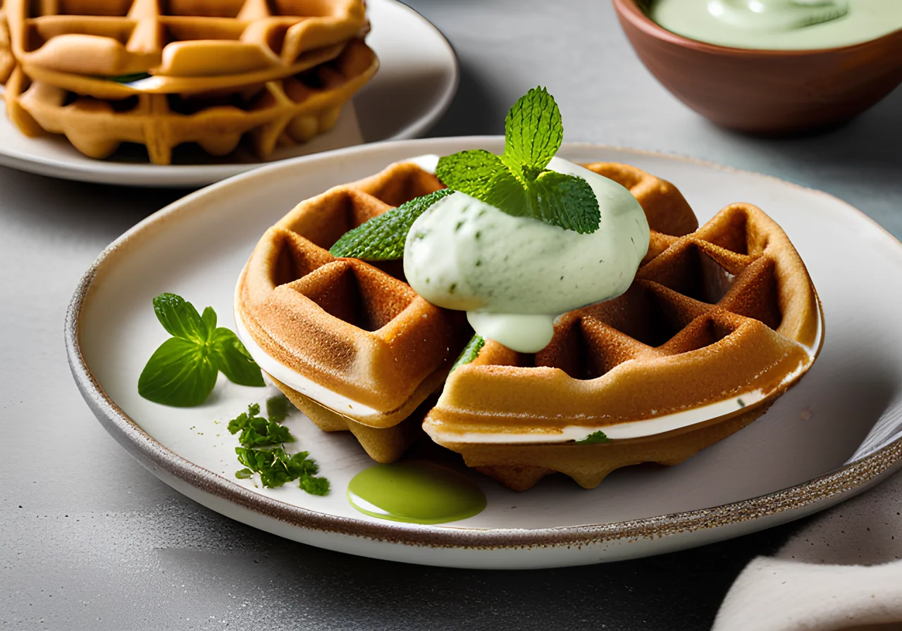 Falafel Waffles