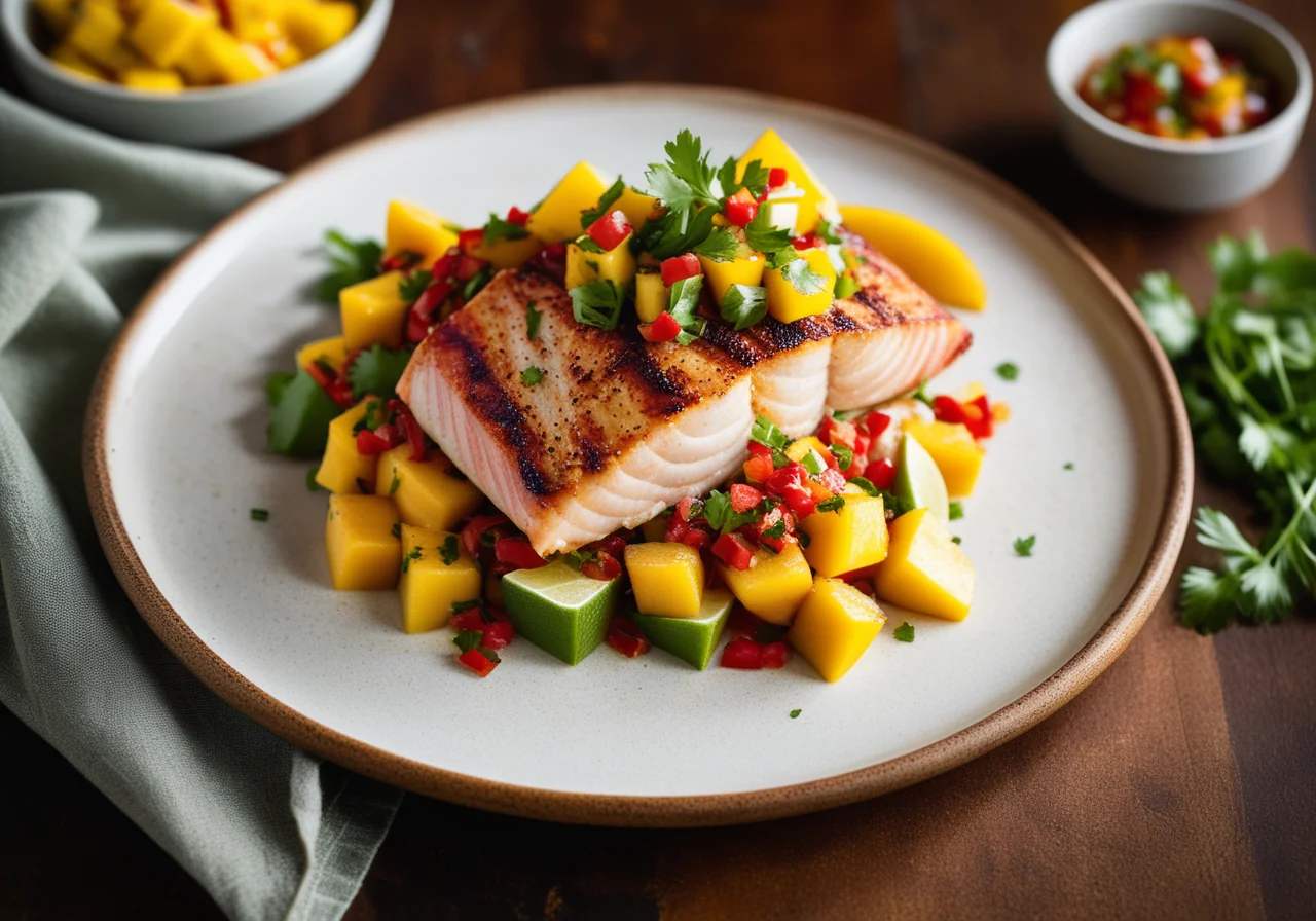 Red Snapper with Fruity Salsa