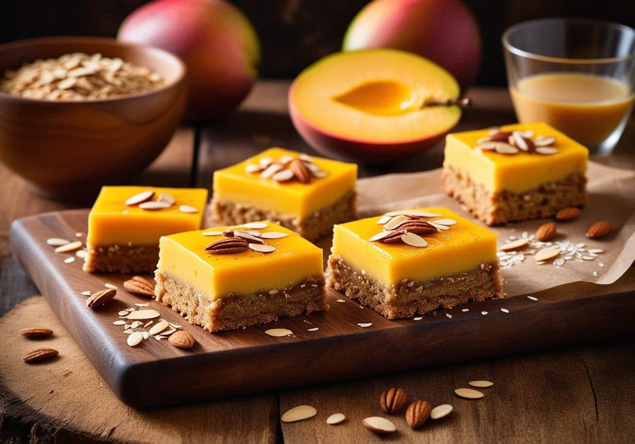 Mango Almond Squares