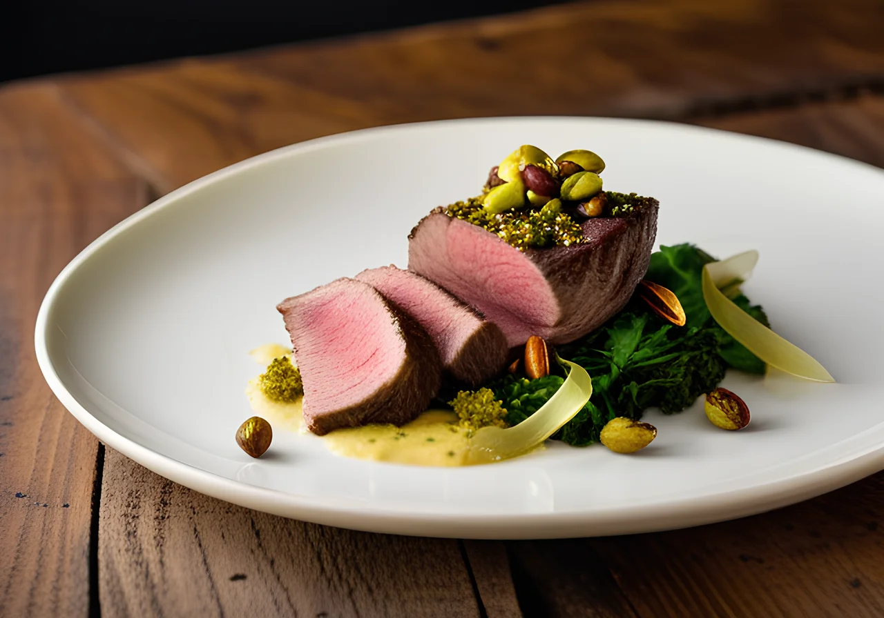 Venison Tenderloin with Savoy Cabbage