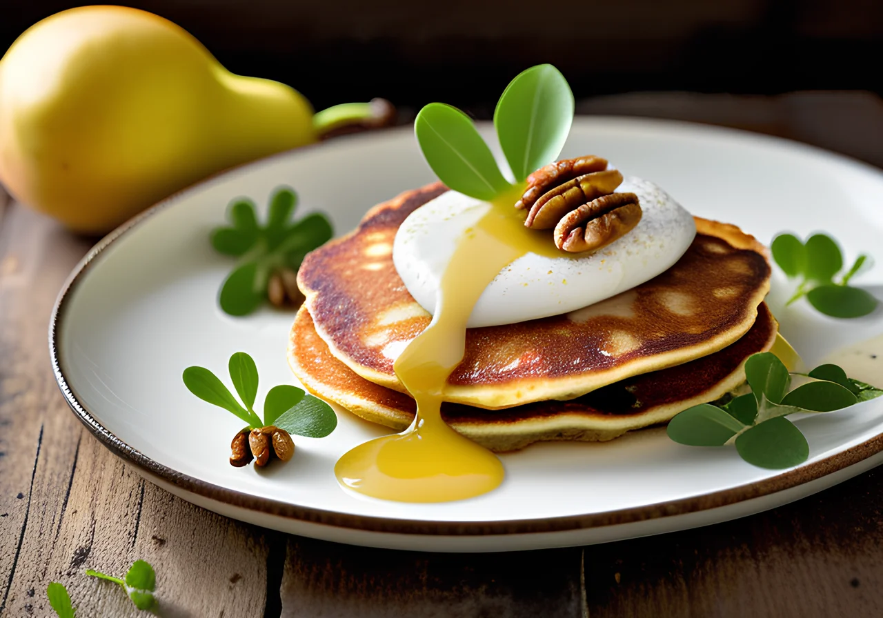 Vegetable Pancakes with Pears