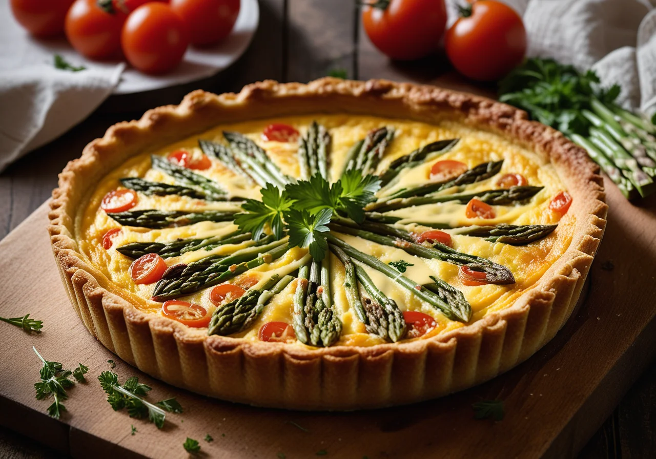 Asparagus Quiche