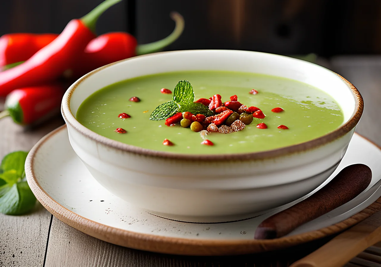 Pea Soup with Frozen Peas