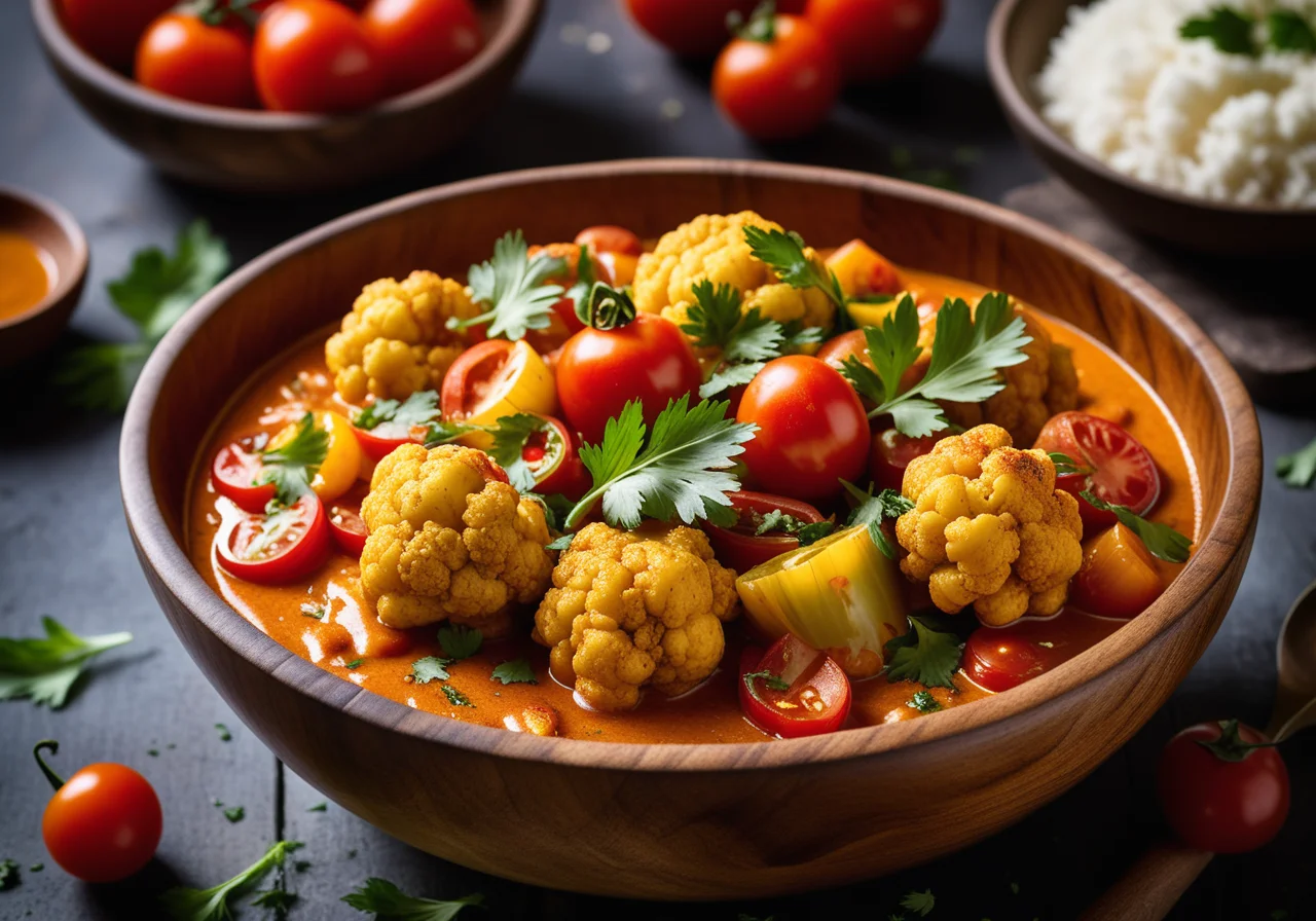 Cauliflower Tomato Curry