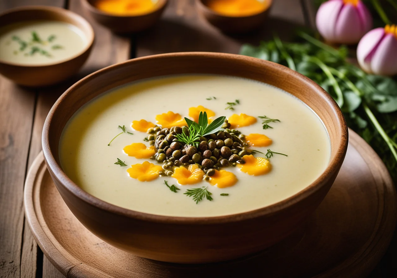 Water Lily Flower Soup
