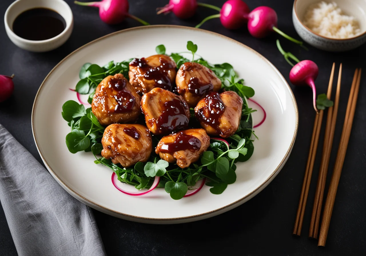 Chicken Thighs with Hoisin Sauce