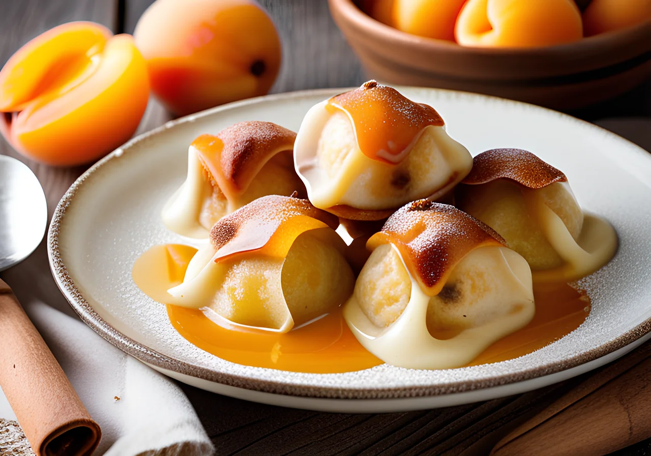 Apricot Quark Dumplings