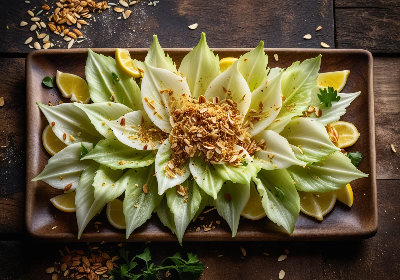 Endive Salad with Vinegar-Oil Dressing