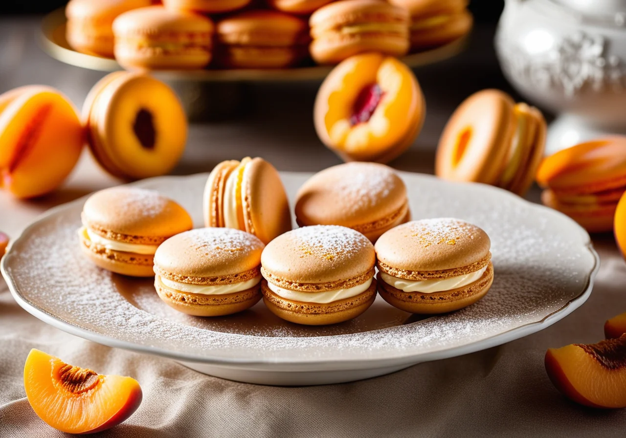 Apricot Macarons