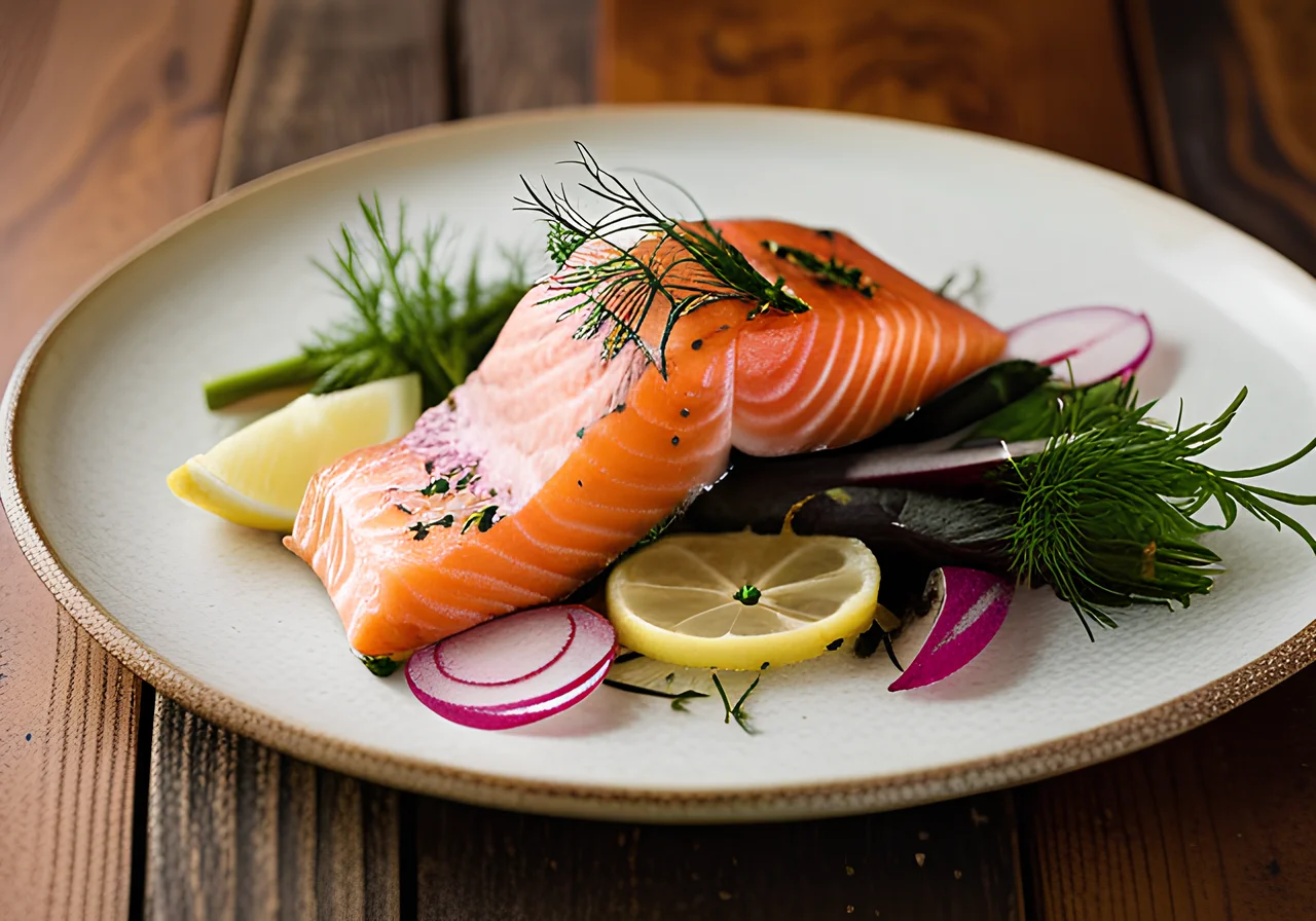 Vegetable Salad with Fish