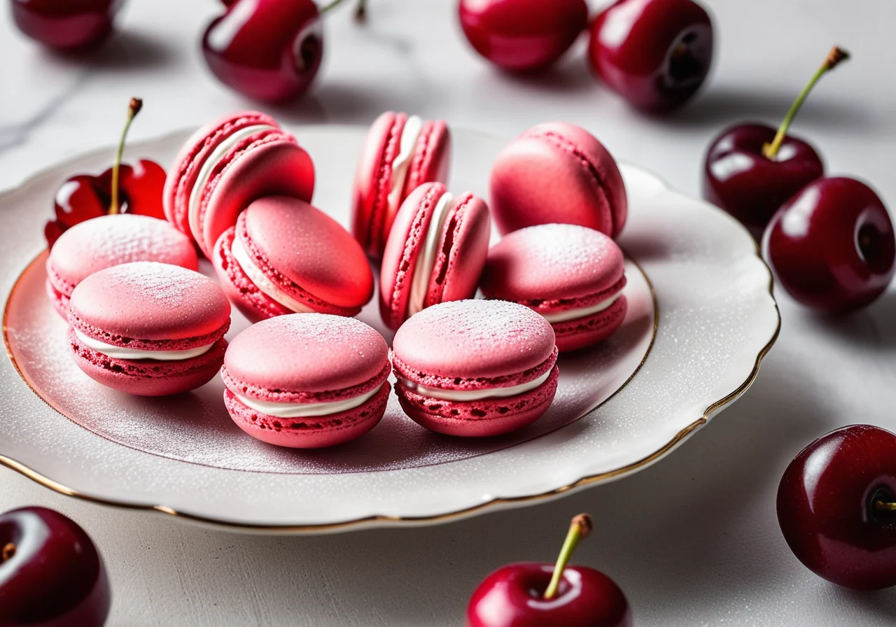 Macarons with Jam