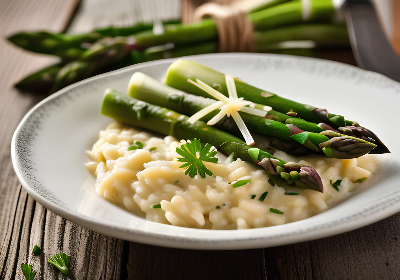 Risotto with Green Asparagus