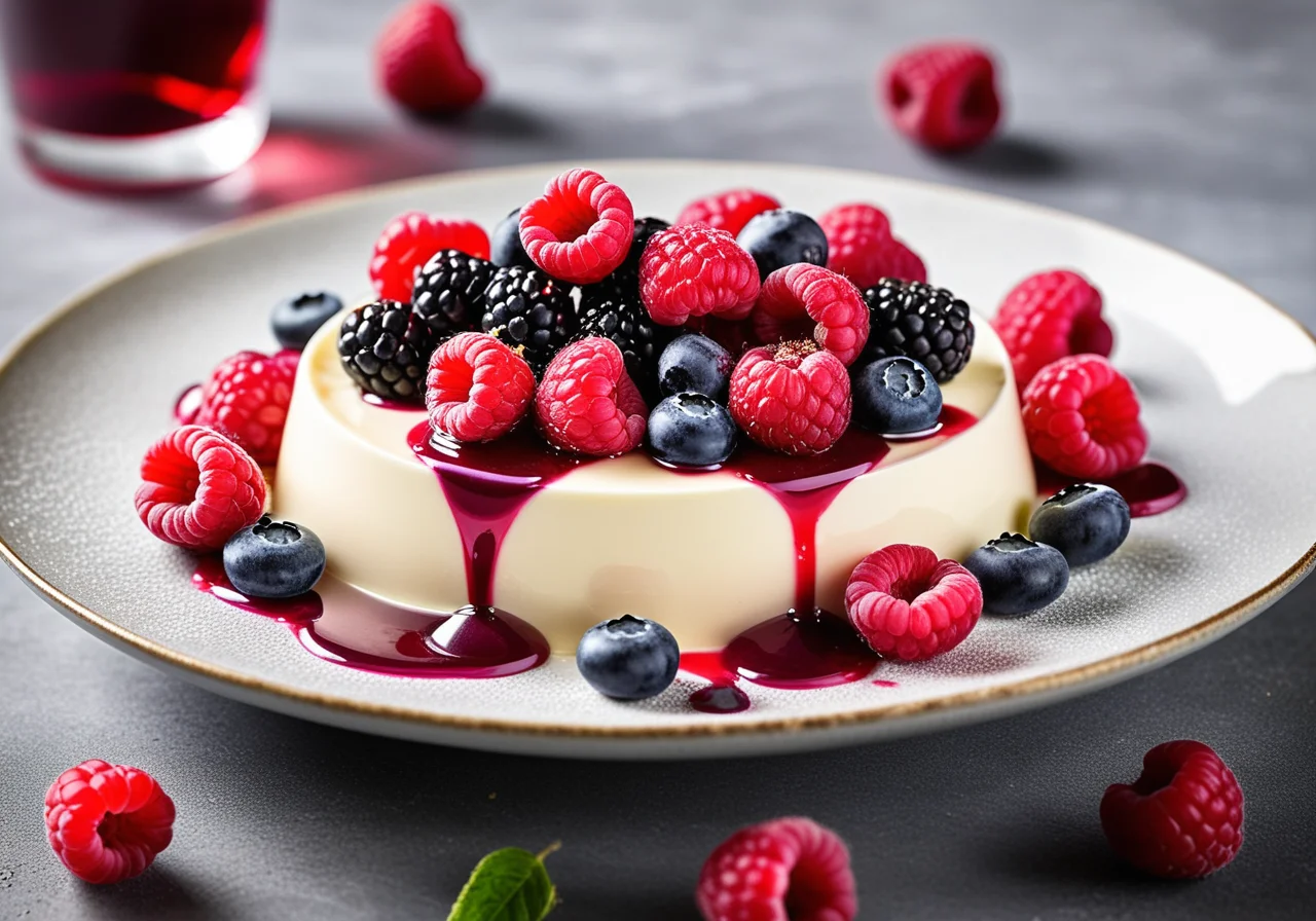 Mascarpone Cream with Berries and Pistachios