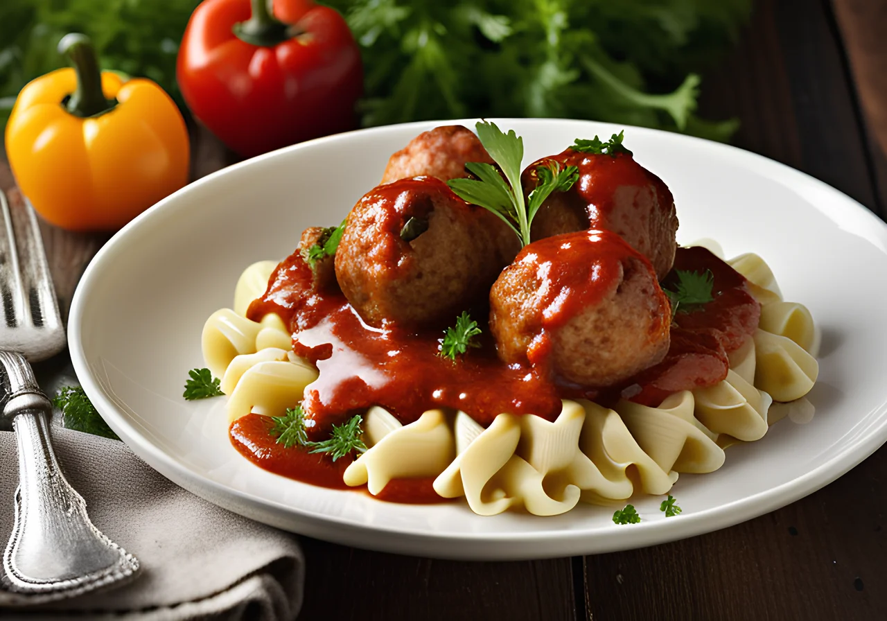 Pasta Meatball Casserole