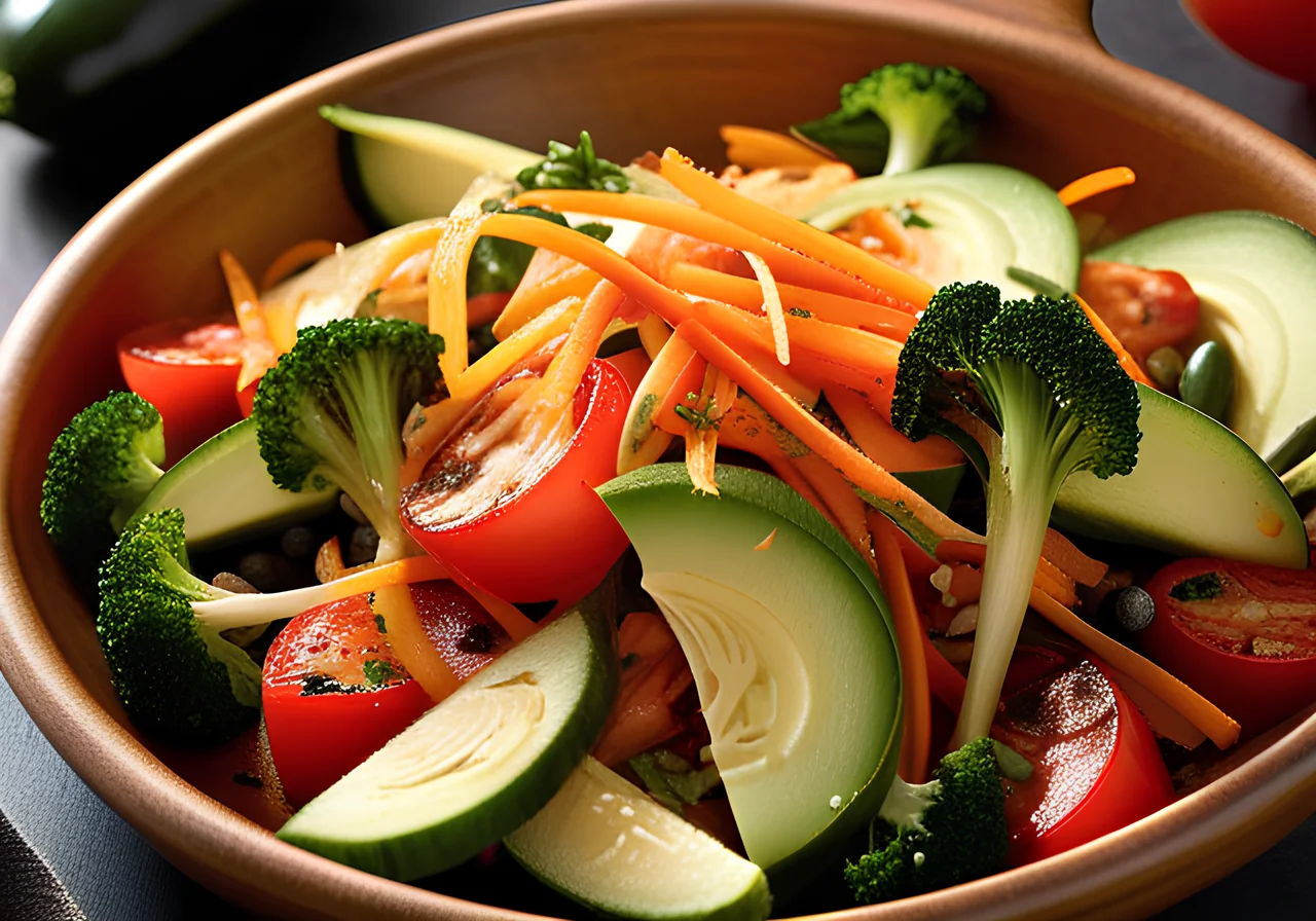 Colorful Vegetable Skillet