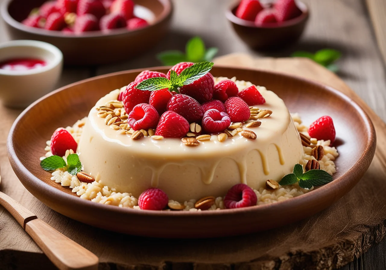 Rice Pudding with Berries