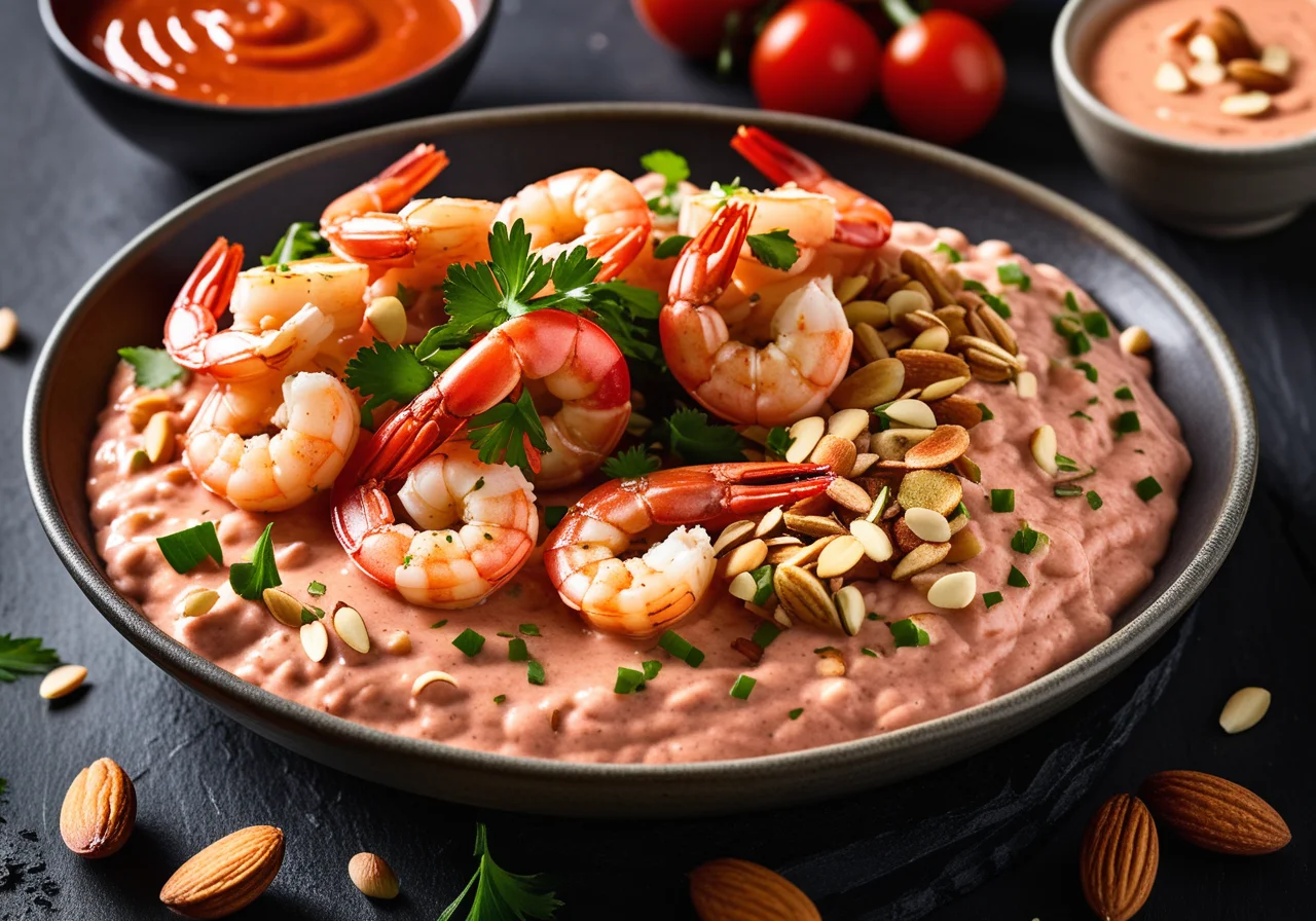 Shrimp with Tomato Dip