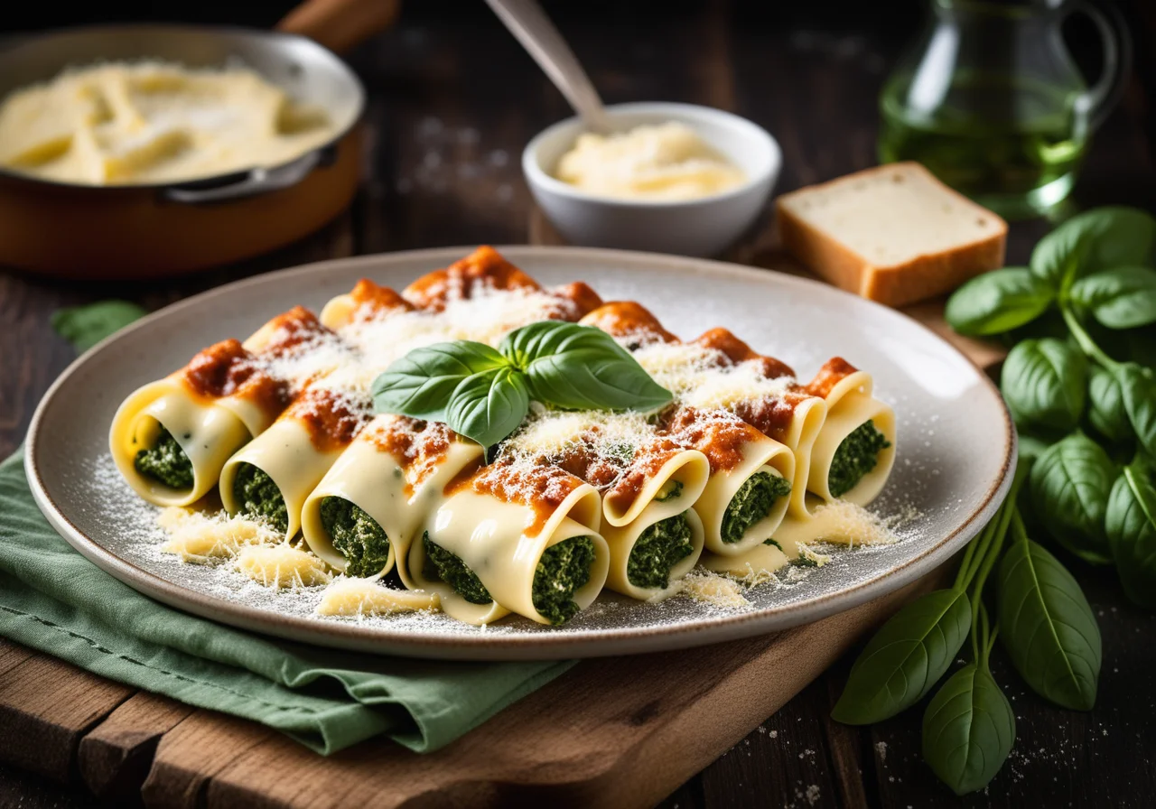 Spinach Cannelloni