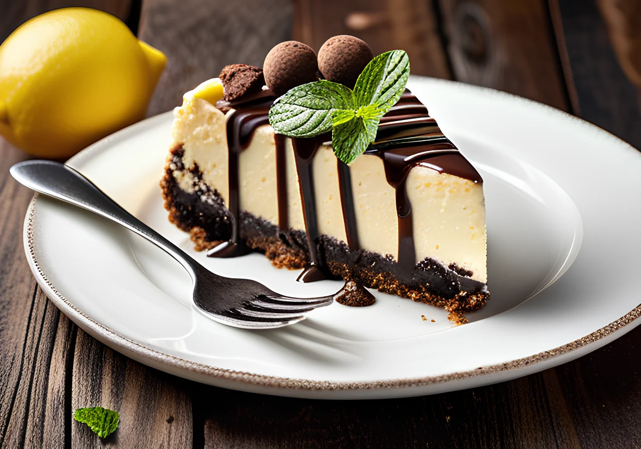 Cheesecake with Chocolate Cookies