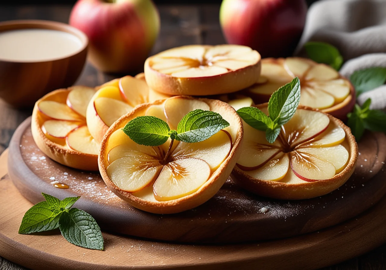 Apple Slices in Dough Coating