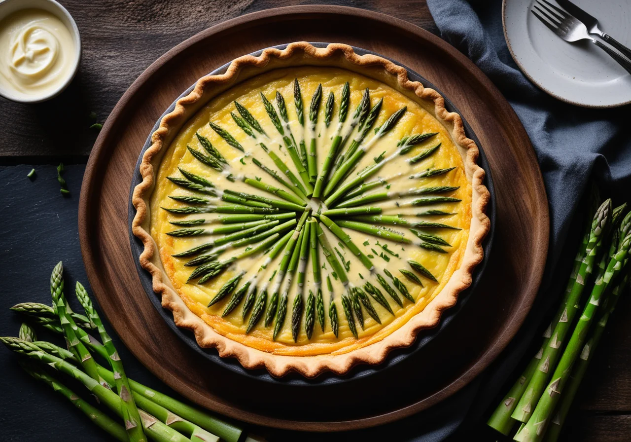 Asparagus Quiche