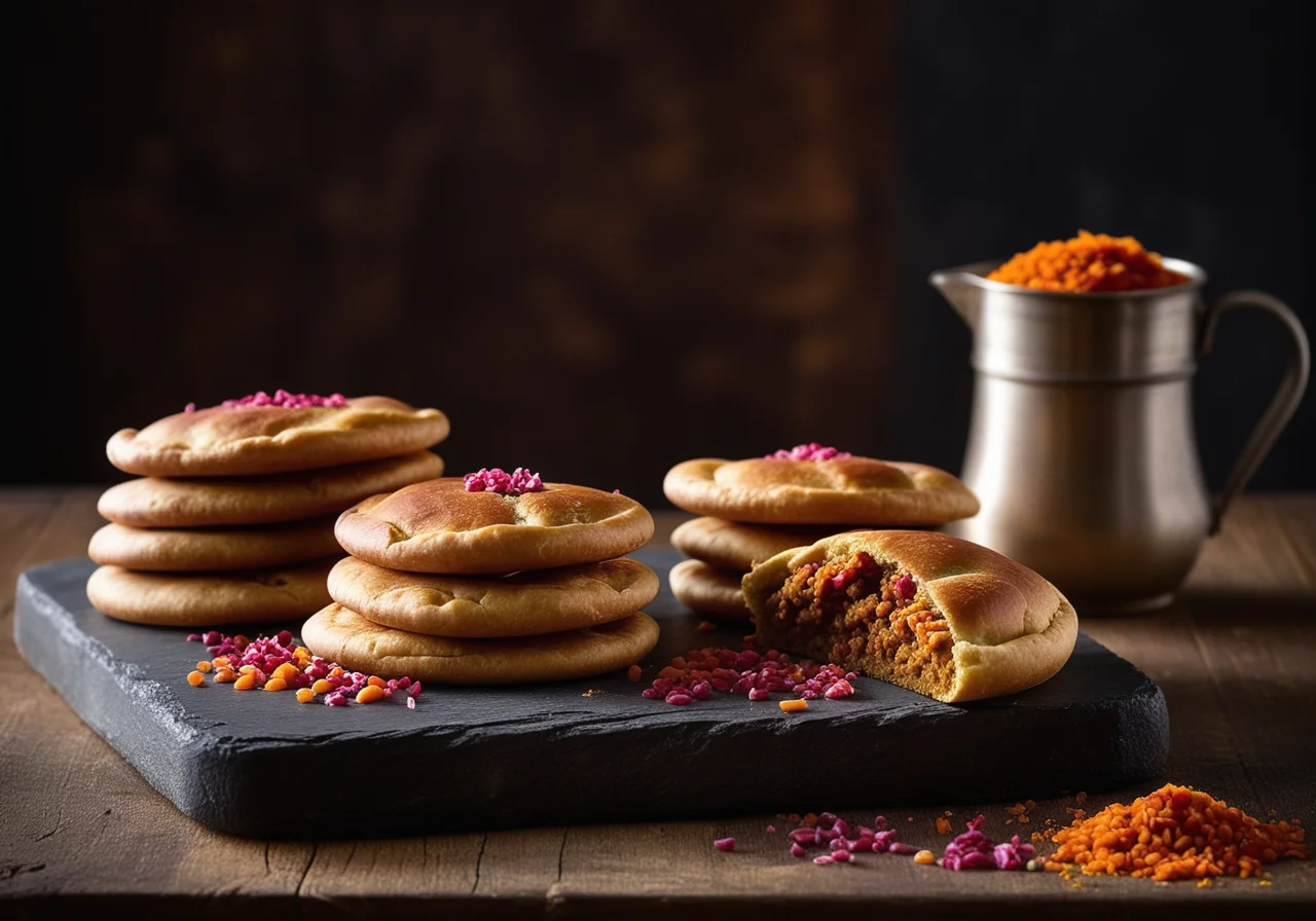 Dough Pockets with Lentil Filling