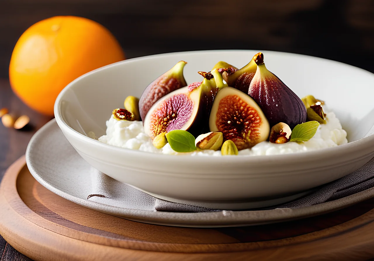 Creamy Cottage Cheese with Figs