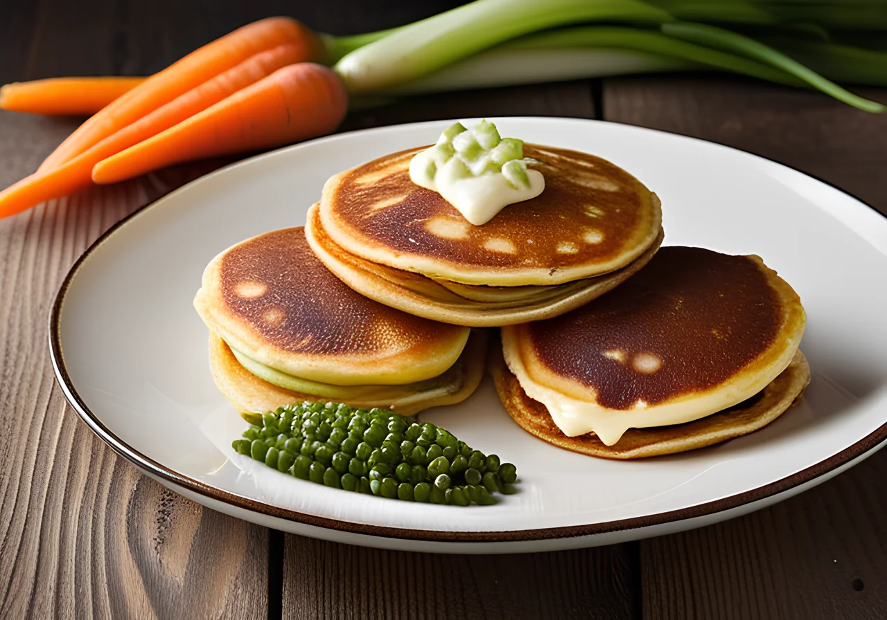 Vegetable‑Stuffed Pancakes
