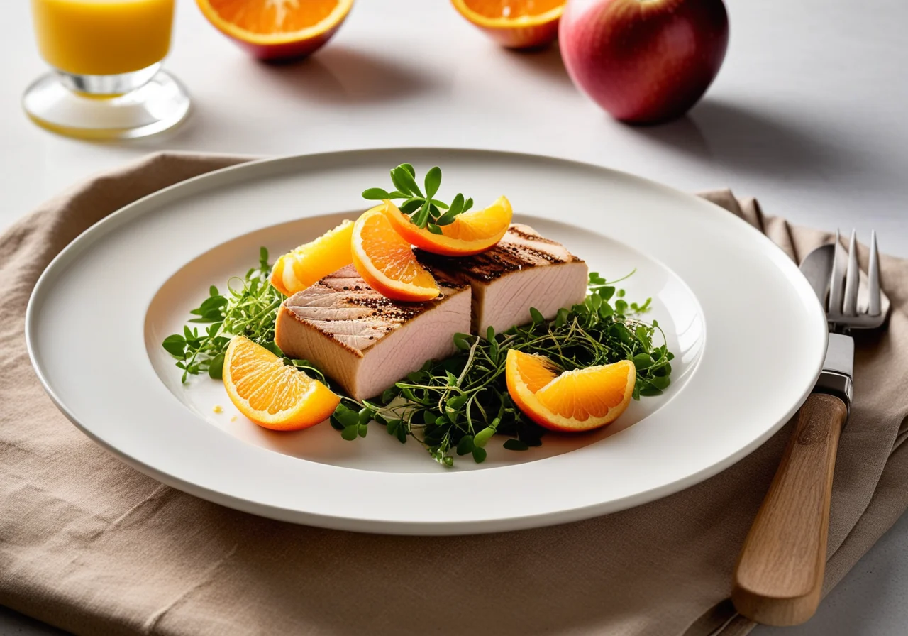 Matjeshering with Onion-Apple Sauce