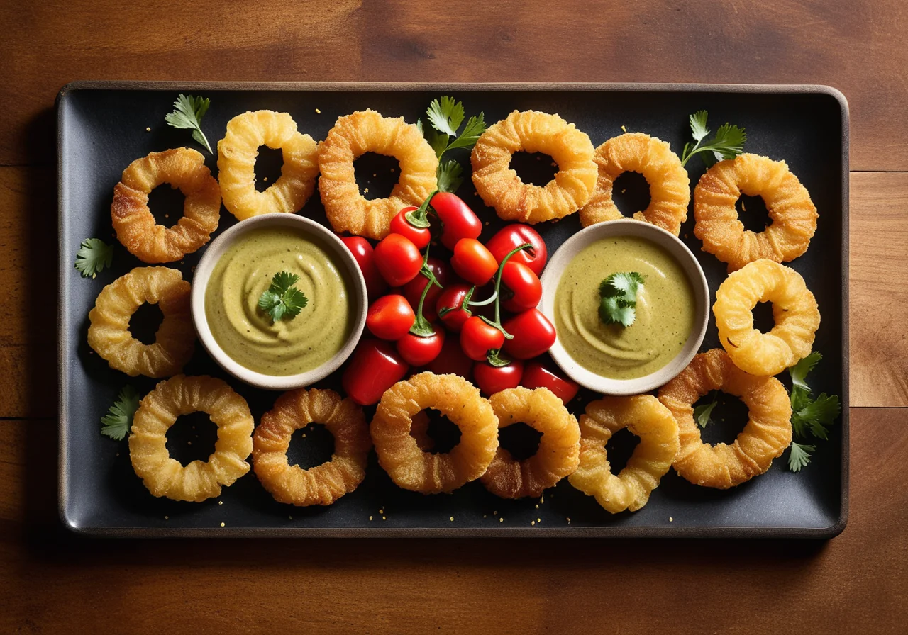 Crispy Fish with Vegetables and Bananas