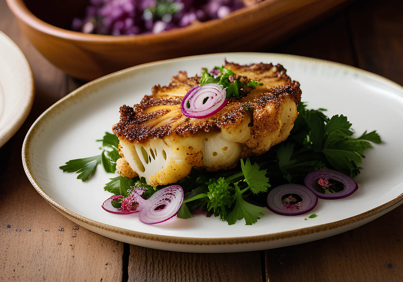 Baked Cauliflower Steaks