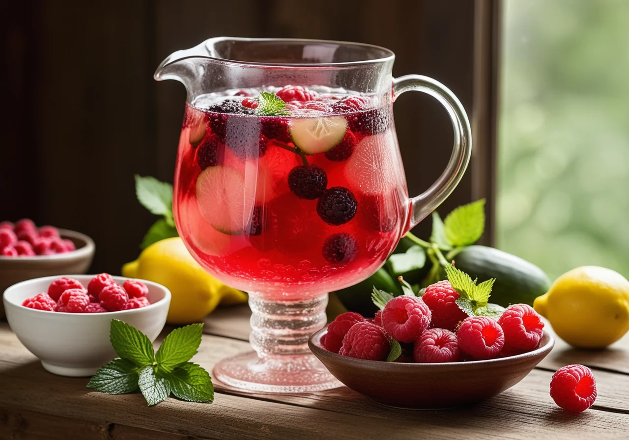 Berry Punch with Wine and Sparkling Wine